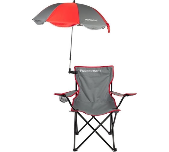 Складное кресло для кемпинга и зонтик Forcekraft FK-CH55-1 51912