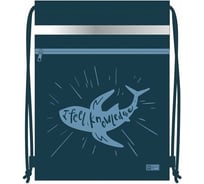 Мешок для сменной обуви Феникс+ 100 АКУЛА 36x48 см, тёмно-синий 51615