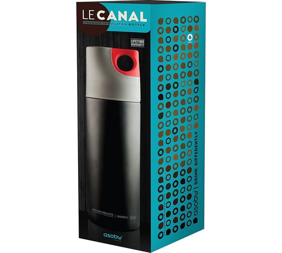 Термобутылка Asobu Le canal water bottle 0.48 л, красная SBV19 red