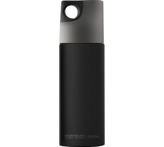 Термобутылка Asobu Le canal water bottle 0.48 л, черная SBV19 smoke