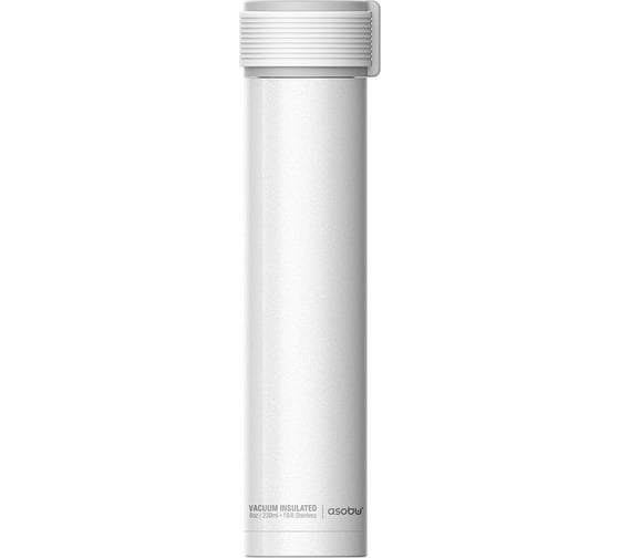 Термобутылка Asobu Skinny mini water bottle 0.23 л, белая SBV20 white