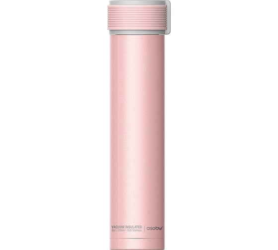 Термобутылка Asobu Skinny mini water bottle 0.23 л, розовая SBV20 pink