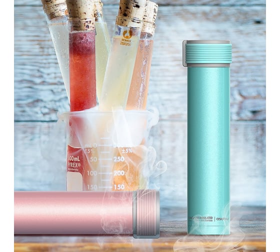 Термобутылка Asobu Skinny mini water bottle 0.23 л, розовая SBV20 pink