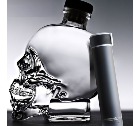 Термобутылка Asobu Skinny mini water bottle 0.23 л, черная SBV20 black