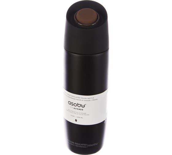 Термокружка Asobu The 5Tth avenue coffee tumbler 0.39 л, черная V800 black 1
