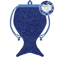 Дорожный мешок Феникс+ 25 синий/серебряный, 31x52 48818