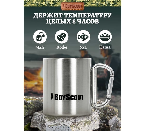 Термокружка BOYSCOUT 200 мл 61112