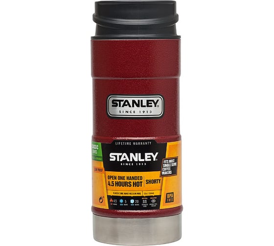 Термокружка Stanley Classic 0.35л красная 10-01569-044