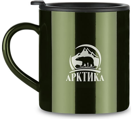 Невакуумная термокружка Арктика 802-200 0.2 л, болотная 802-200/SWAM