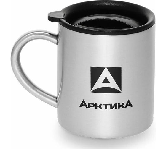 Стальная термокружка Арктика 0.2 л, полированная 801-200