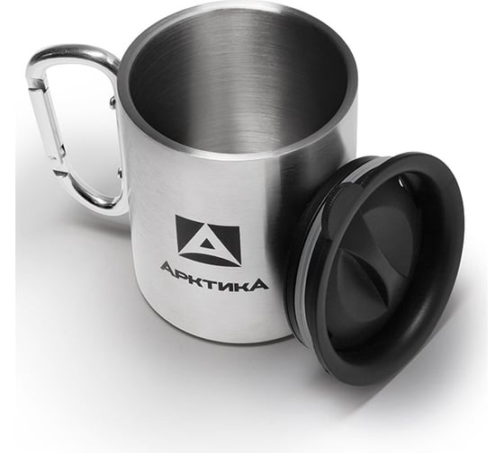 Стальная термокружка Арктика 0.2 л, полированная 801-200К