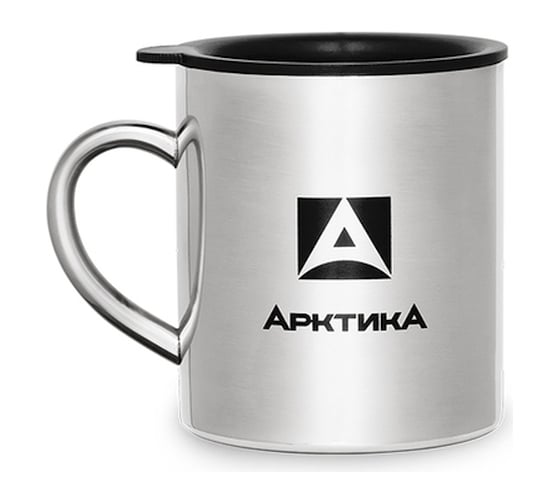 Термокружка Арктика 0.4л, стальная с карабином 801-400К