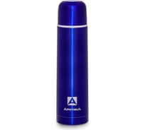 Классический термос с узким горлом Арктика 0.75л, синий пластиковое напыление 102-750-BLT