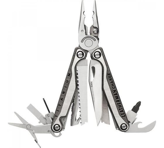 Мультитул Leatherman Charge Plus TTi 19 функций, нейлоновый чехол 832528 15699215