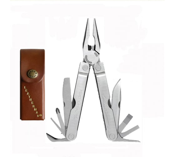 Мультитул Leatherman Heritage PST 14 функций, кожаный чехол 832518