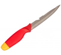 Нож рыбака (нержавеющая сталь, пластиковая ручка поплавок, лезвие 135 мм) FIT IT 10754