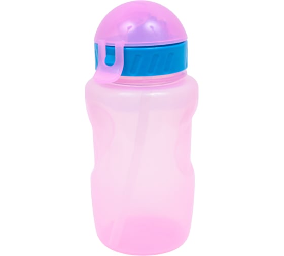 Бутылка для воды и других напитков WOWBOTTLES LIFESTYLE, 350 мл, прозрачная розовая КК0353