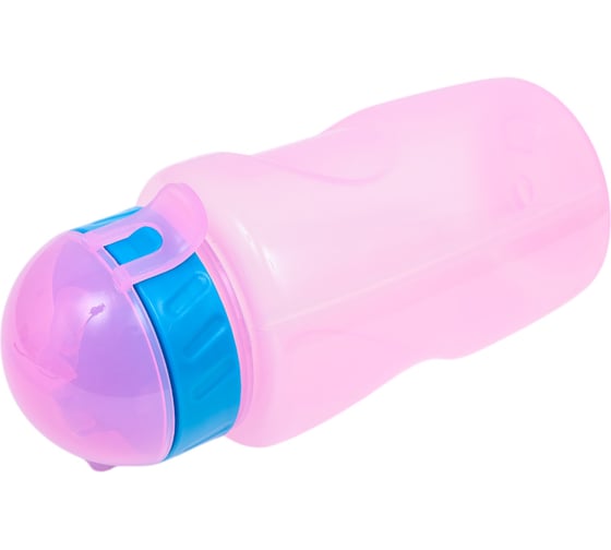 Бутылка для воды и других напитков WOWBOTTLES LIFESTYLE, 350 мл, прозрачная розовая КК0353