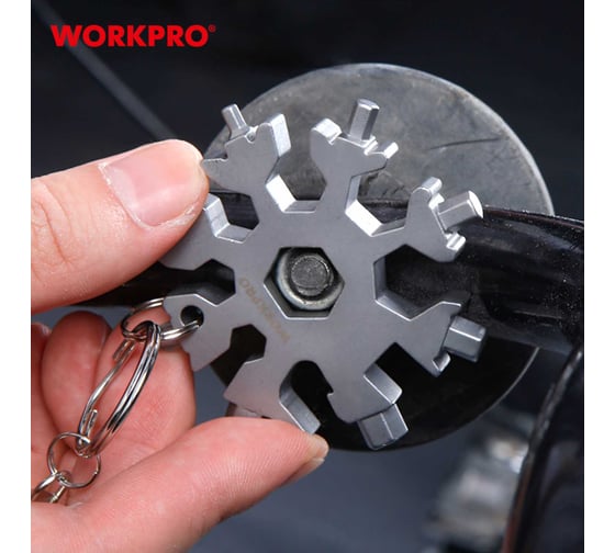 Мультиинструмент 18в1 Снежинка WORKPRO WP221067