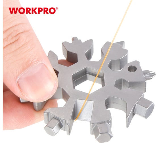 Мультиинструмент 18в1 Снежинка WORKPRO WP221067
