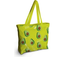 Женская спортивная пляжная сумка JOYARTY Авокадо, текстильная, на молнии, 49x36 см bsz_423840
