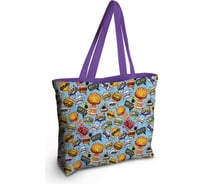 Женская спортивная пляжная сумка JOYARTY BAM BOOM, текстильная, на молнии, 49x36 см bsz_423740