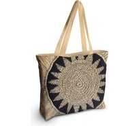 Женская спортивная пляжная сумка JOYARTY Соломенное покрывало, текстильная, на молнии, 49x36 см bsz_413990