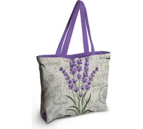 Женская спортивная пляжная сумка JOYARTY Цветочное послание, текстильная, на молнии, 49x36 см bsz_423818