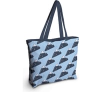 Женская спортивная пляжная сумка JOYARTY Горные вершины, текстильная, на молнии, 49x36 см bsz_183787