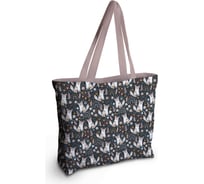 Женская спортивная пляжная сумка JOYARTY Лисята, текстильная, на молнии, 49x36 см bsz_423867