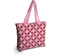 Женская спортивная пляжная сумка JOYARTY Цветные ромашки, текстильная, на молнии, 49x36 см bsz_423260