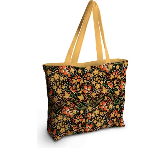 Женская спортивная пляжная сумка JOYARTY Русские мотивы, текстильная, на молнии, 49x36 см bsz_423731 1