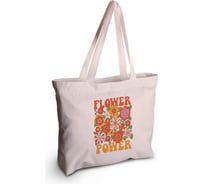 Женская спортивная пляжная сумка JOYARTY Сила цветка, текстильная, на молнии, 49x36 см bsz_423873