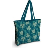 Женская спортивная пляжная сумка JOYARTY Цветочный букет, текстильная, на молнии, 49x36 см bsz_423728