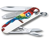 Нож-брелок Victorinox Classic LE 2017 58мм, Guacamaya 0.6223.L1709