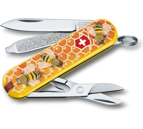 Нож-брелок Victorinox Classic LE 2017 58мм, Honey Bee 0.6223.L1702 1