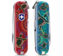 Нож-брелок Victorinox Classic LE 2017 58мм, Turtles Down Under 0.6223.L1710