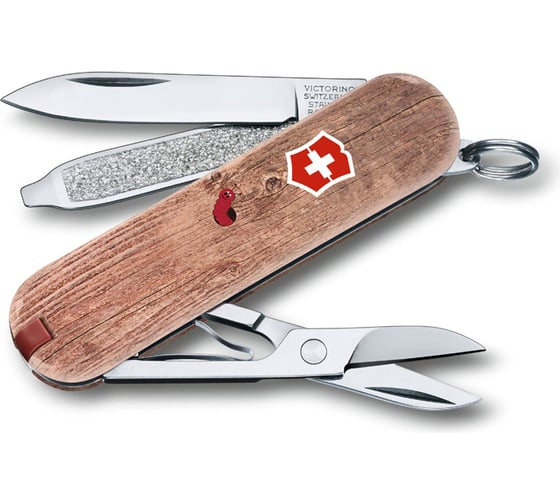 Нож-брелок Victorinox Classic LE 2017 58мм, Woodworm 0.6223.L1706