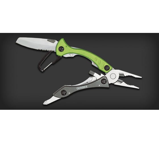 Мультитул Gerber Outdoor Crucial Tool, зеленый 31-000238