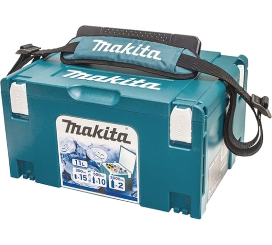 Изотермический кейс с плечевым ремнем Makita Makpac тип 3, 395x295x215 мм, 11 л 198254-2
