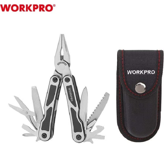 Многоцелевые плоскогубцы WORKPRO 15в1, 150 мм WP382009