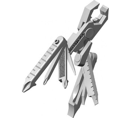 Карманный набор инструментов Swiss+Tech Micro-Max 19-in-1 Key Ring Multi-Function Tool ST53100
