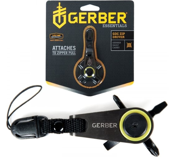 Мини-мультитул Gerber Essentials GDC Zip Driver, блистер, 31-001738