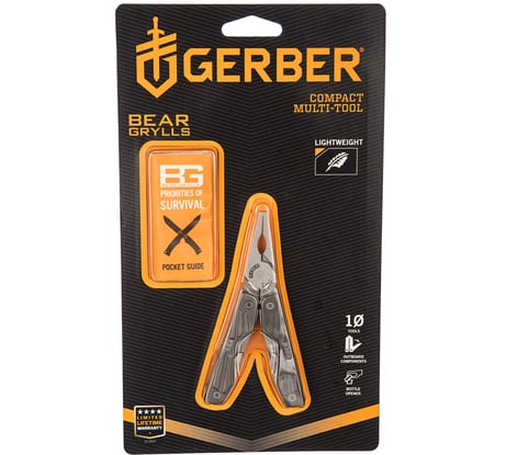 Мультитул Gerber Bear Grylls Compact, блистер 31-000750