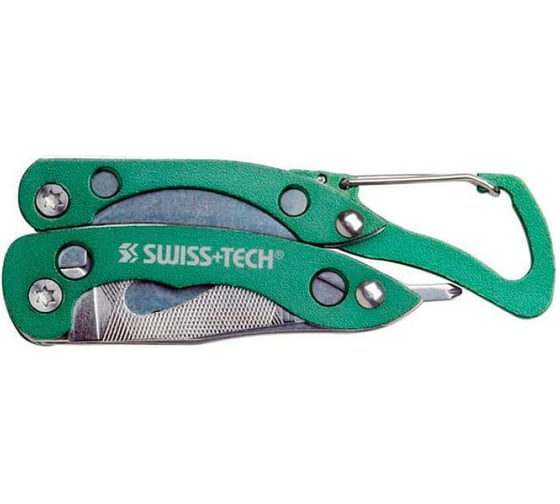 Мультиинструмент Swiss+Tech Carabiner Pliers Multi Tool ST36029