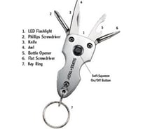 Карманный мультиинструмент Swiss+Tech Key Ring Multi-Tool 7-in-1 ST60300
