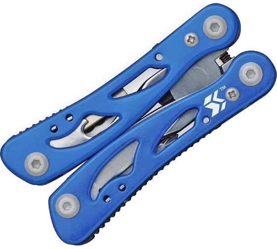 Мультиинструмент 12 инструментов, синий Swiss+Tech Pocket Multi Tool ST35015
