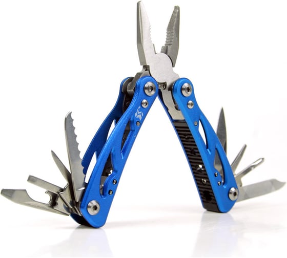 Мультиинструмент 12 инструментов, синий Swiss+Tech Pocket Multi Tool ST35015