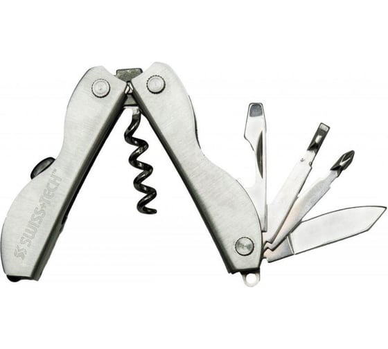 Мультиинструмент Silver Swiss+Tech Vintage Corkscrew Tool 8-in-1 ST33320