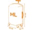 Чехол для чемодана ROUTEMARK Пьеро и Арлекин, m/l, sp310 ПьероАрлекин-M/L 12